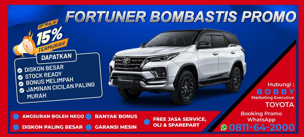 Banner Promo Toyota Fortuner Medan