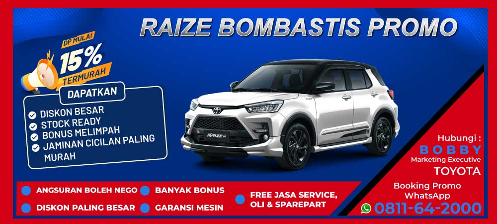 Banner Promo Toyota Raize Medan